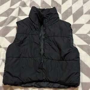 SHEIN cropped puff vest